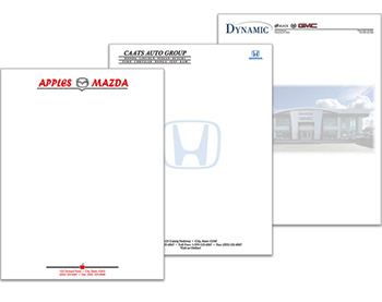 Custom letterhead